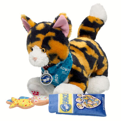 Promise Pets&trade; Calico Stuffed Animal Pet Snacks Gift Set