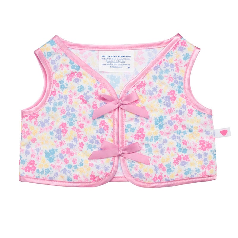 Floral Quilt Vest by Build-A-Bear