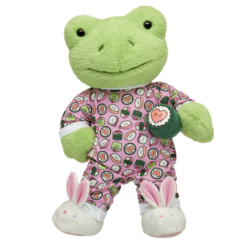 Spring Green Frog Stuffed Animal Sushi Valentine's Day Gift Set - Build-A-Bear Workshop®