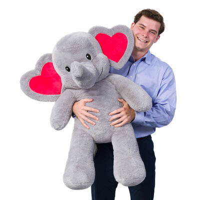 Giant Love You Tons Elephant Stuffed Animal