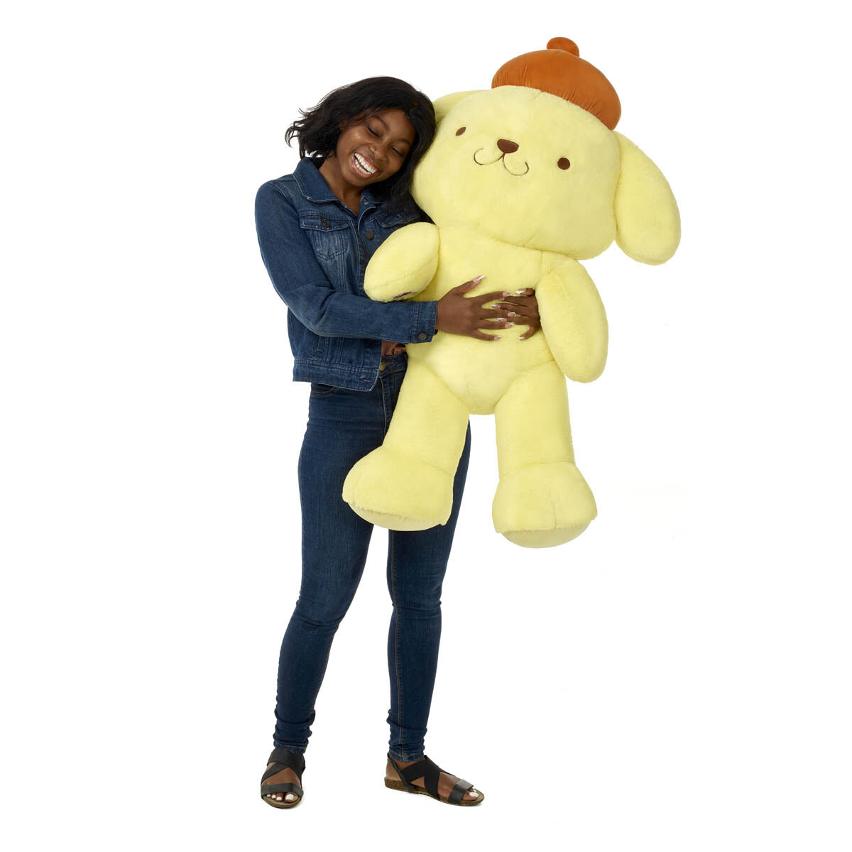 Hello Kitty® and Friends Giant Pompompurin™ Plush | Build-A-Bear®