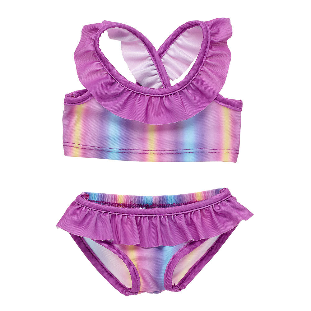 Two-Piece Rainbow Bikini