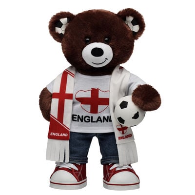 Let's Goal Bear England Soccer Gift Set