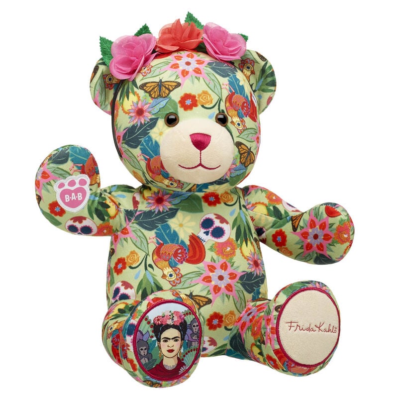 Frida Kahlo Icon Collage Bear & Flower Crown | Online Only
