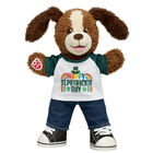 Playful Pup Stuffed Animal "Hug Me for Luck" St. Patrick's Day Gift Set