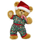 Online Exclusive Read Teddy Bear Holiday Print PJs Gift Set