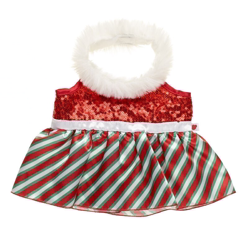 Red and Green Dress for Stuffed Animals - Build-A-Bear Workshop&reg;