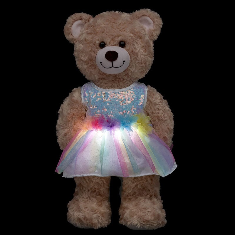 Light-Up Pastel Flower Dress
