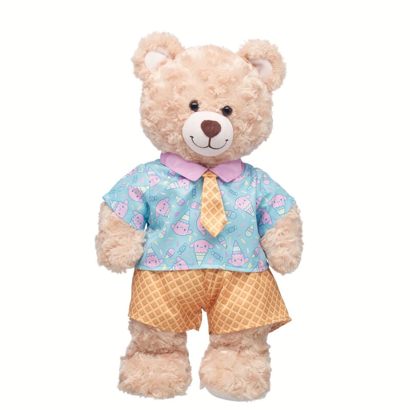 Sanrio Hello Kitty and Friends Bubblegum Ice Cream Cinnamoroll 2 pc. Outfit plush by Build-A-Bear