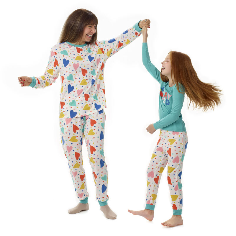 Build-A-Bear Pajama Shop™ Colorful Hearts PJ Top - Adult