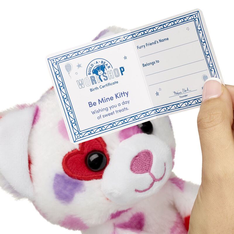 Mini Beans Be Mine Valentine Cat Plush - Build-A-Bear Workshop®