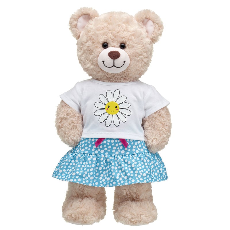 Daisy Print T-Shirt with Skirt