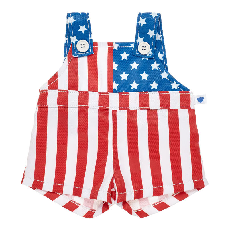 American Flag Overalls for Stuffed Animals - Build-A-Bear Workshop&reg;