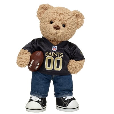 New Orleans Saints Timeless Teddy Bear Football Gift Set