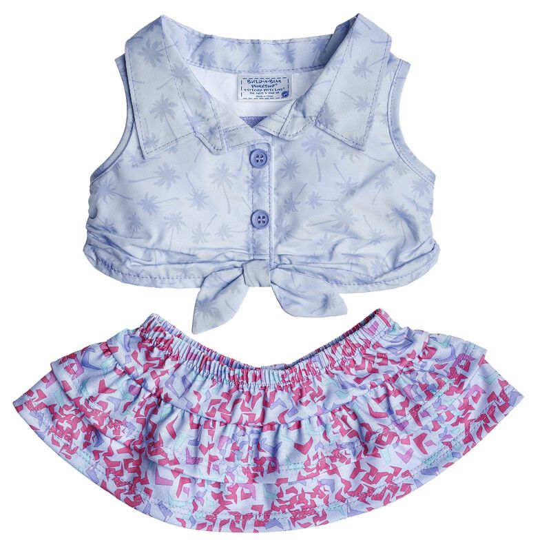 Palm Tree Skirt Outfit 2 pc.