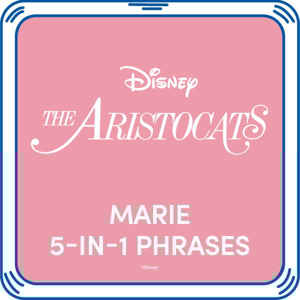 Disney The Aristocats Marie 5-in-1 Phrases