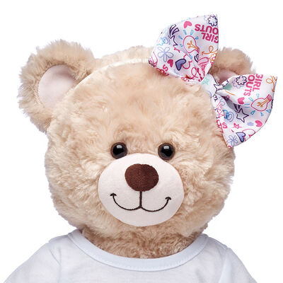Girl Scout Doodle Print Bow Headband