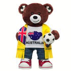 Let's Goal Bear Australia Gift Set plush by Build-A-Bear