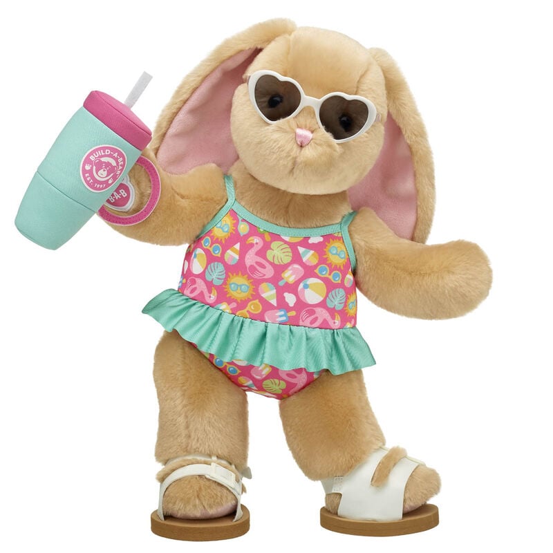 Pawlette&trade; Bunny Plush Pool Party Gift Set - Build-A-Bear Workshop&reg;