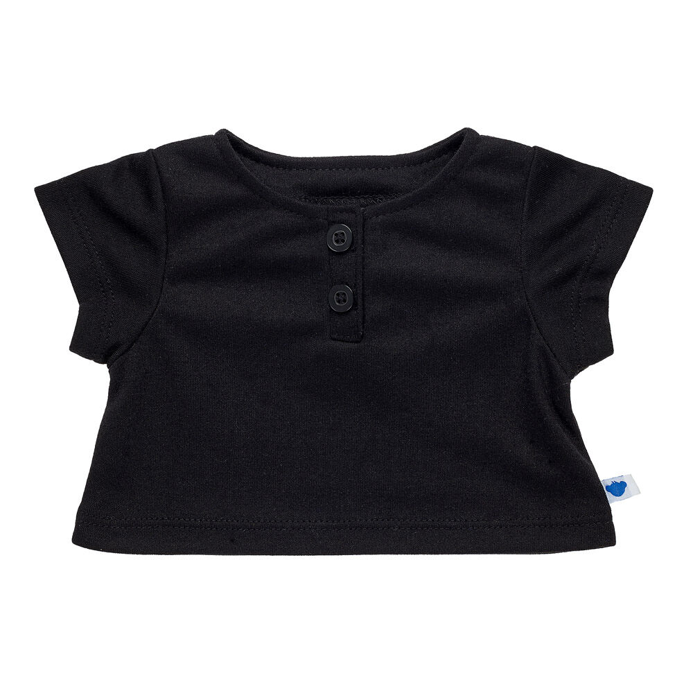 Black Henley T-Shirt