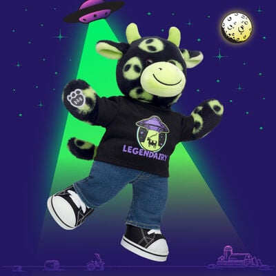 Alien Cow Stuffed Animal Gift Set