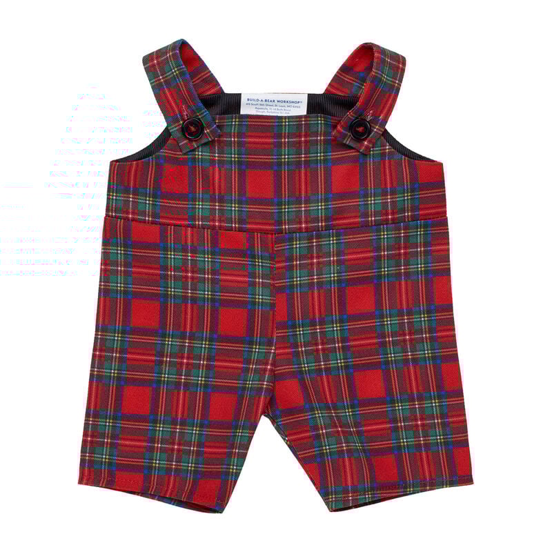 Holiday Tartan Overalls | Build-A-Bear