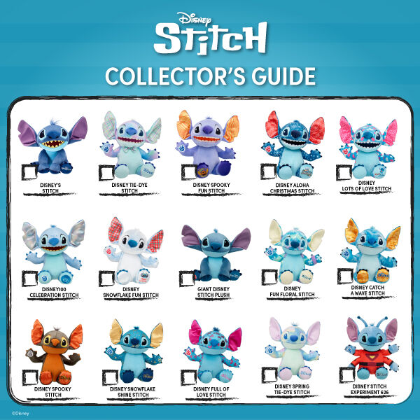 ぬいぐるみ Disney Ohana Bear-sity Experiment One Disney Stitch Experiment 626 Plush | Build-A-Bear®
