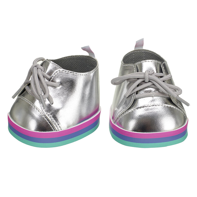 Metallic Tri-Color Sole Sneakers