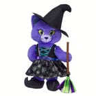 Enchanting Kitty Stuffed Animal Halloween Witch Gift Set plush by Build-A-Bear