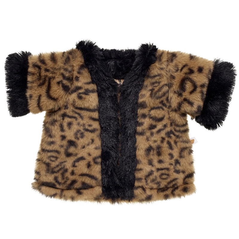 Online Exclusive Faux Fur Leopard Coat for Plush Toys - Build-A-Bear Workshop&reg;