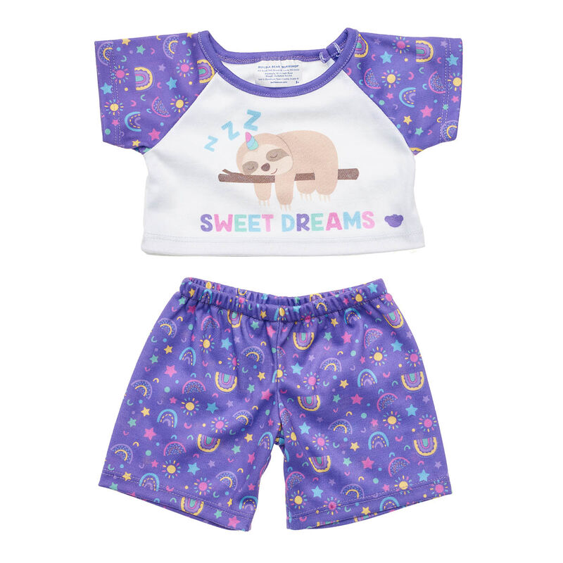 Rainbow Sloth PJ Set