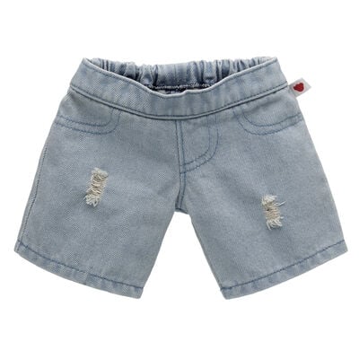 Distressed Light Denim Jeans