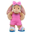 Pawlette&trade; Bunny Plush Pink Tank Top & Shorts Gift Set