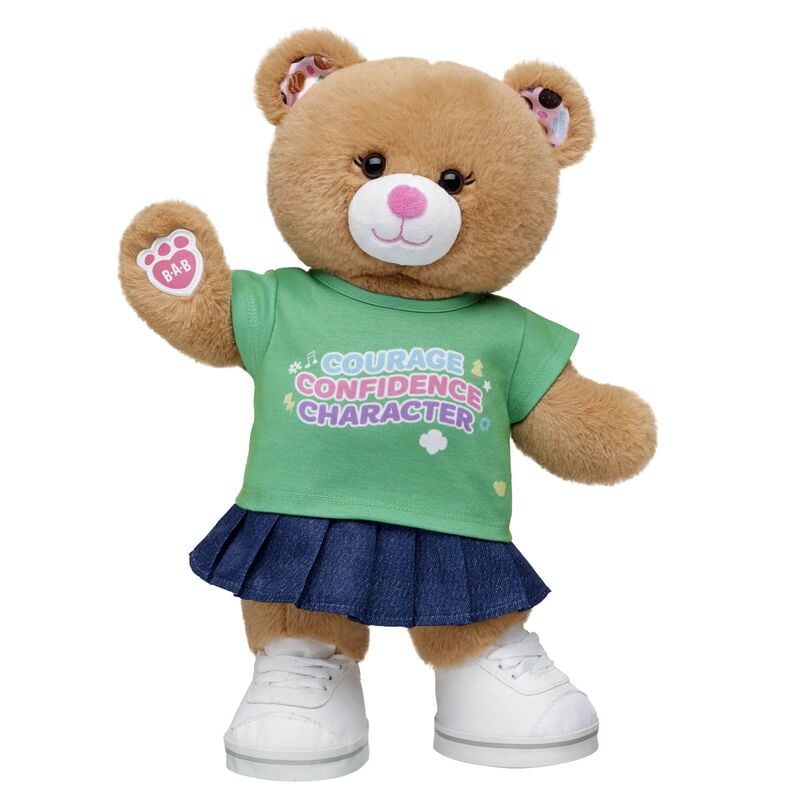 Girl Scout Cookie Teddy Bear Gift Set by Build-A-Bear