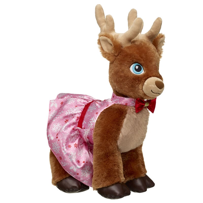 Red and Pink Snowflake Dress for Stuffed Animals - Build-A-Bear Workshop&reg;