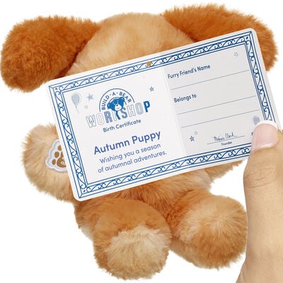 Build-A-Bear Mini Beans® Autumn Puppy Stuffed Animal