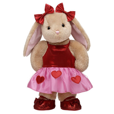Pawlette&trade; Bunny Plush Heart Dress Gift Set