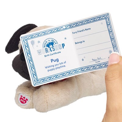 Build-A-Bear Mini Beans&reg; Promise Pets&trade; Pug Stuffed Animal