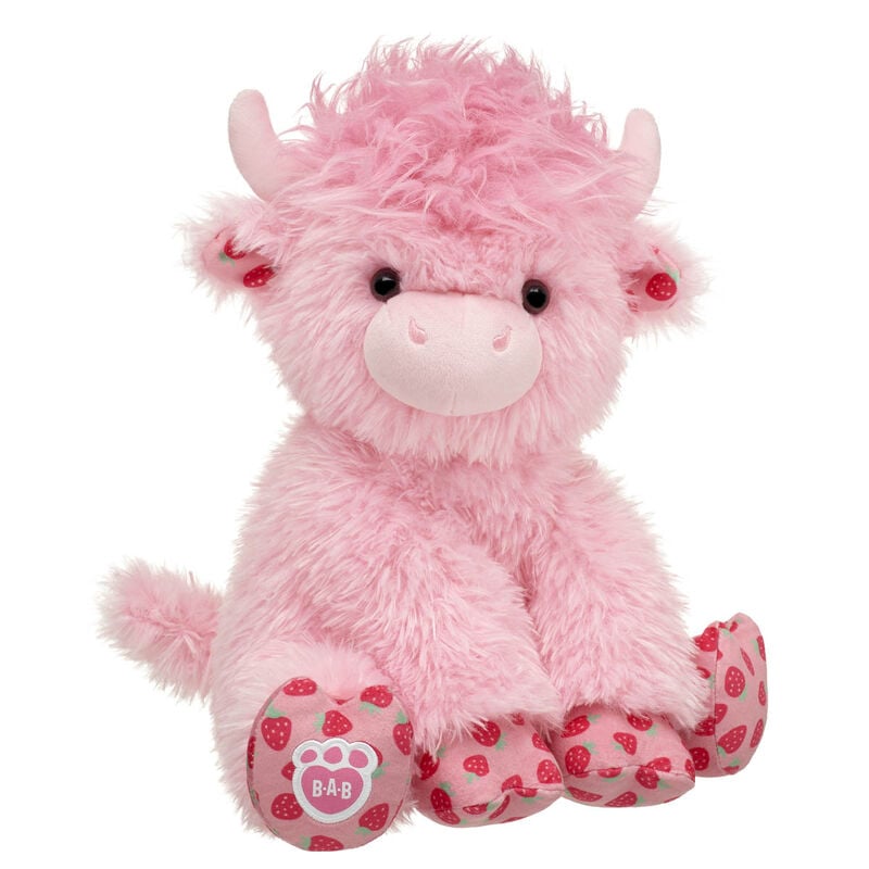 Strawberry Highland Cow Stuffed Animal - Build-A-Bear Workshop&reg;