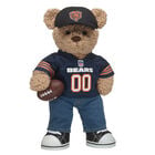 Chicago Bears Teddy Bear with Jersey, Fan Hat, and Football Gift Set - Build-A-Bear Workshop&reg;