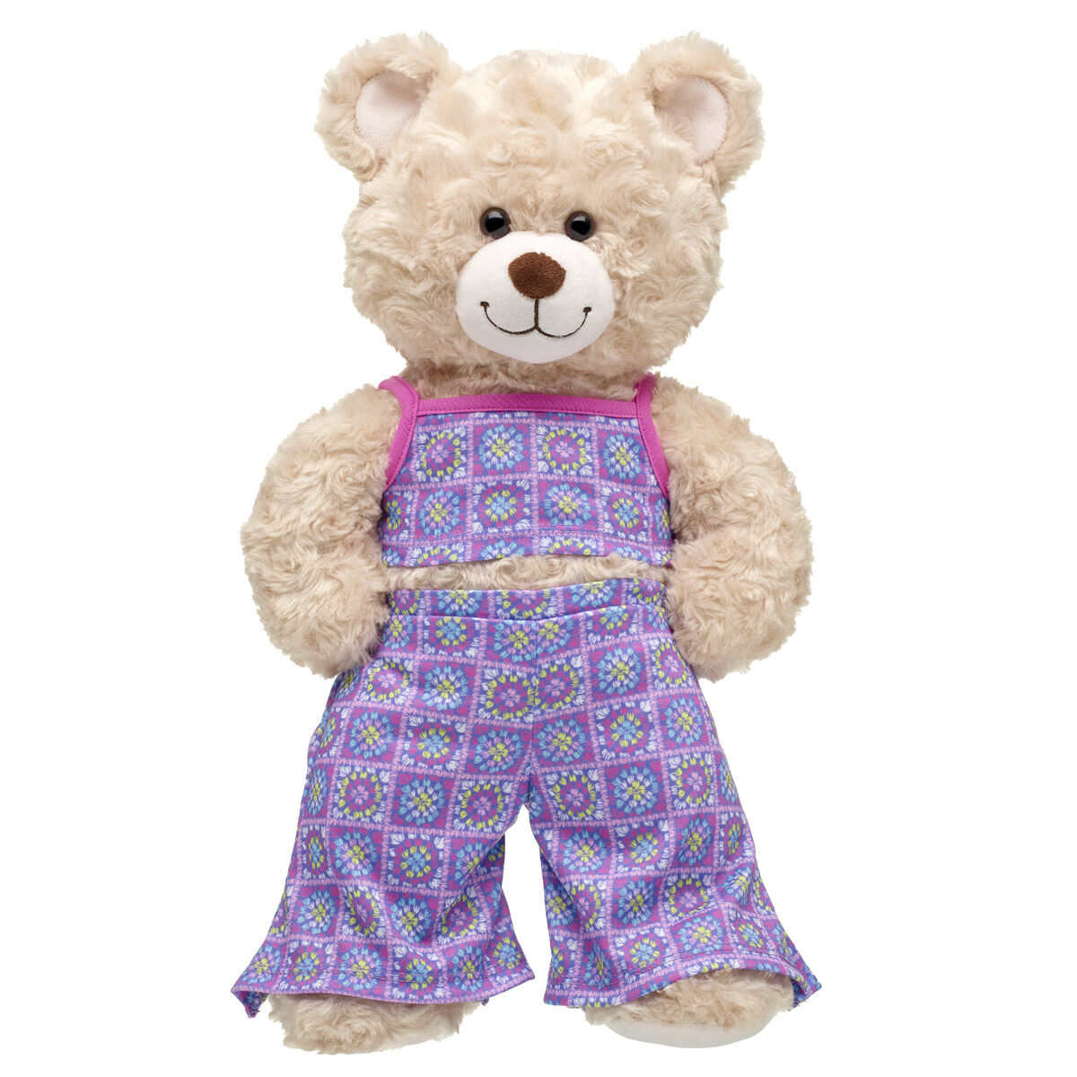 Plush Purple Crochet Jumpsuit Set for Stuffed Animals | Build-A-Bear®
