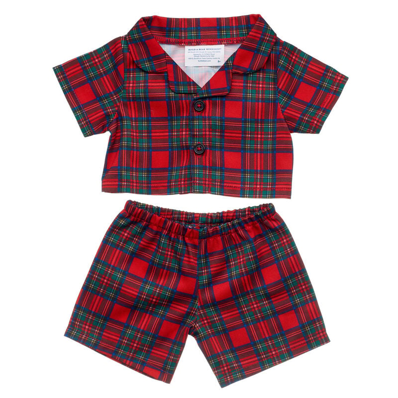 Tartan Pajamas by Build-A-Bear