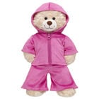 Pink Velour Tracksuit 