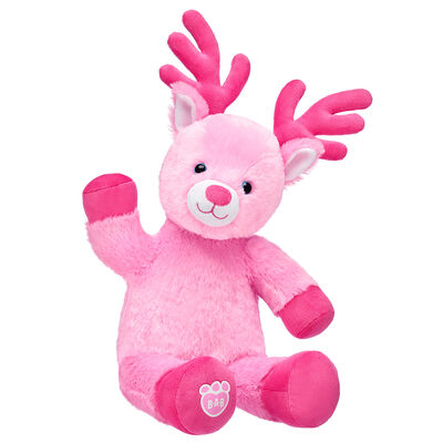 Pink Reindeer Stuffed Animal