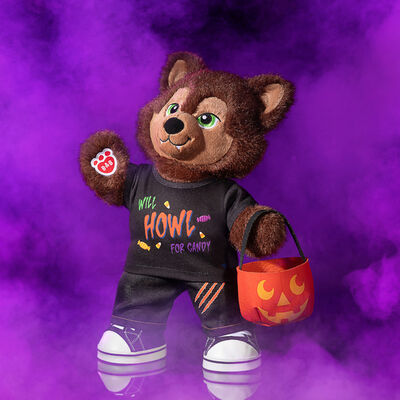 Mystical Werewolf Stuffed Animal Trick or Treat Gift Set