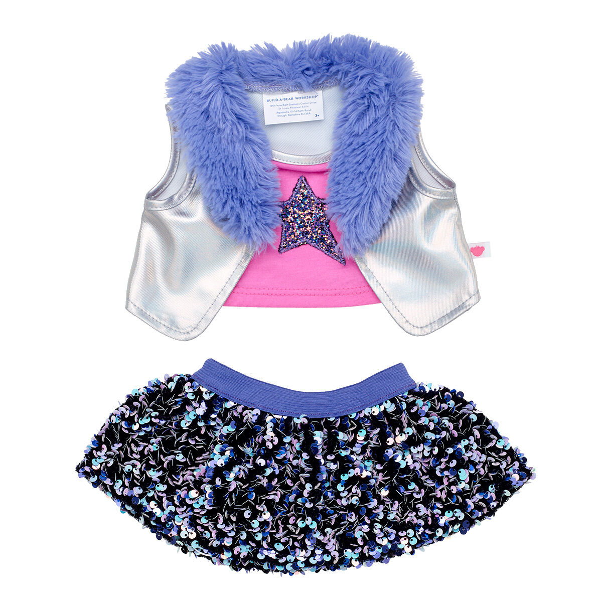 Honey Girls Sequin Skirt Set