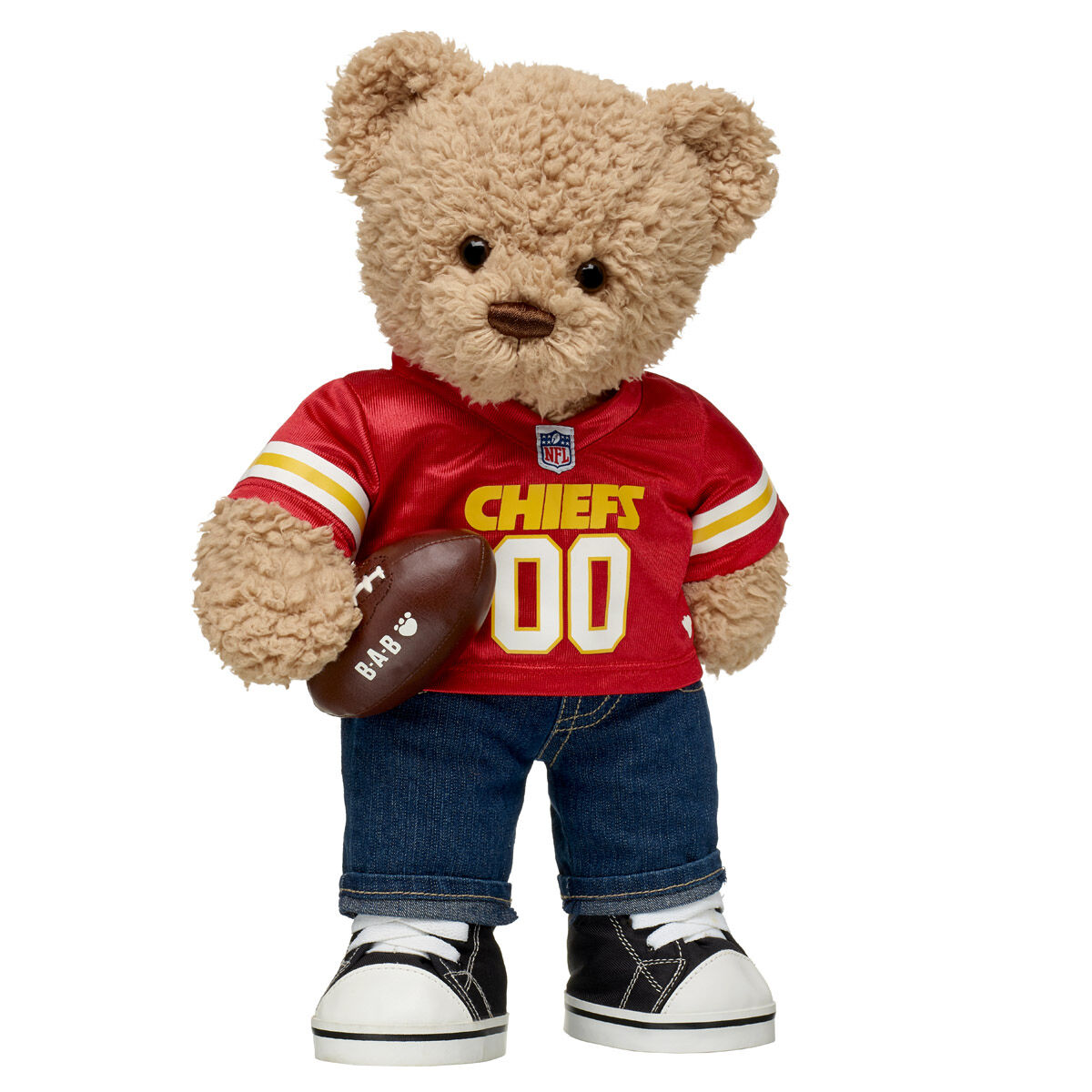Timeless Teddy Kansas City Chiefs Football Gift Set