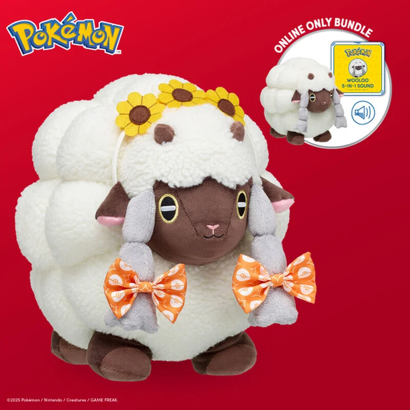 Pokmon Wooloo Plush Bundle | Build-A-Bear Pokmon Wooloo Plush Bundle | Build-A-Bear