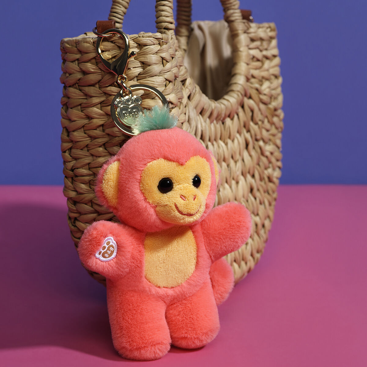 Mango Monkey Bag Charm