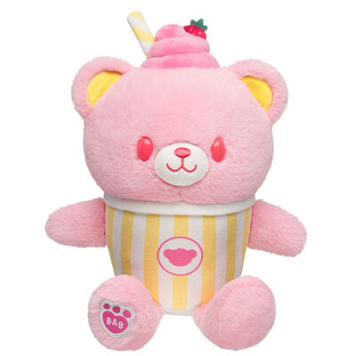 Strawberry Lemonade Bear Slushie Plushie